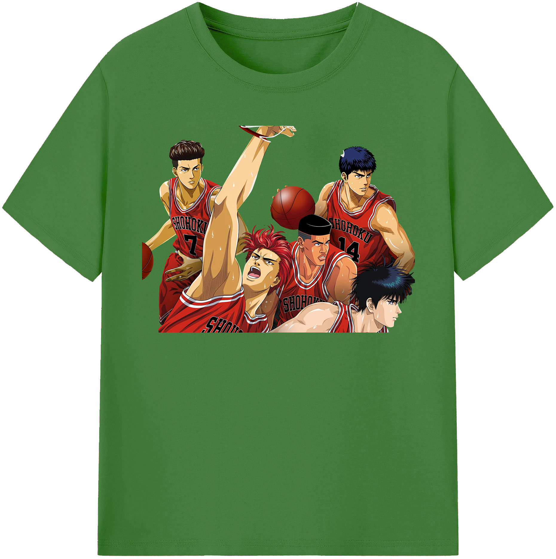 （画像用） SLAM DUNK／スラムダンク レディースカジュアルプリントTシャツ（綿100％）